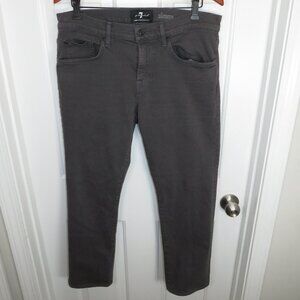 7 For All Mankind Slimmy Luxe Performance Jeans Men’s 34x28 Gray Denim